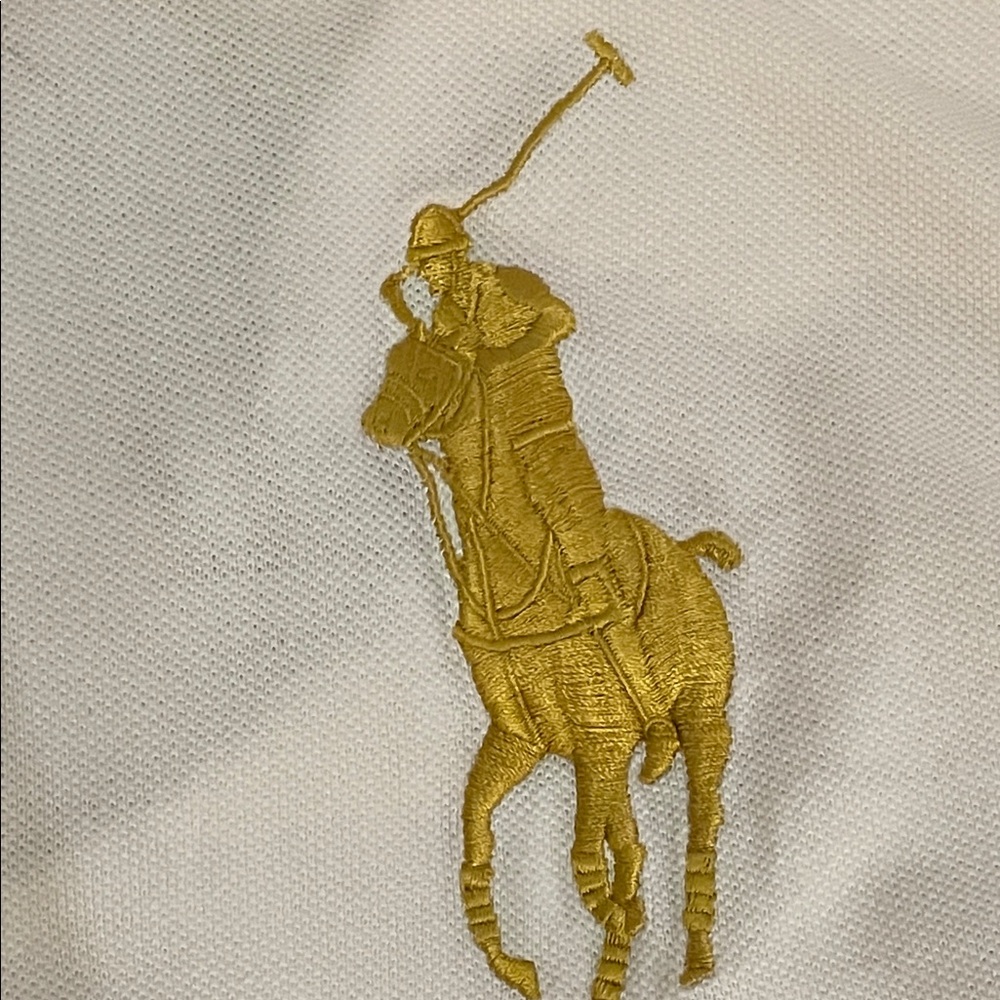 Polo Ralph Lauren Black Watch Big Pony Shirt Mens Large Pink Gold Crest Logo #2 - Picture 9 of 14